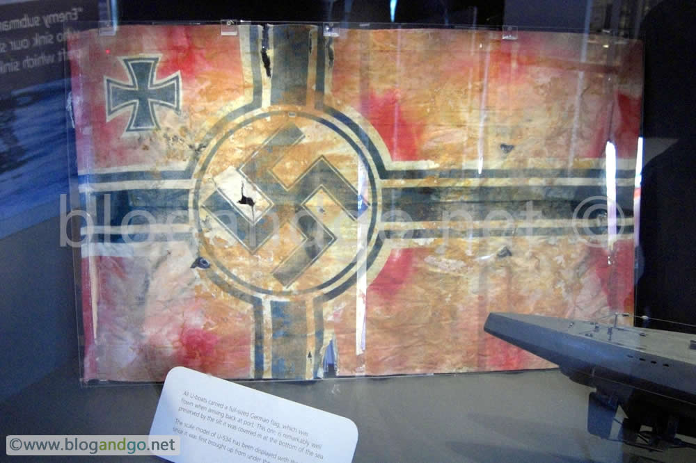 U534 - Preserved Kriegsmarine flag